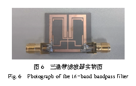 基于T型双模谐振器的新型三通带滤波器设计