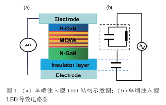 单端注入型LED的光电特性与灰度调制技术研究